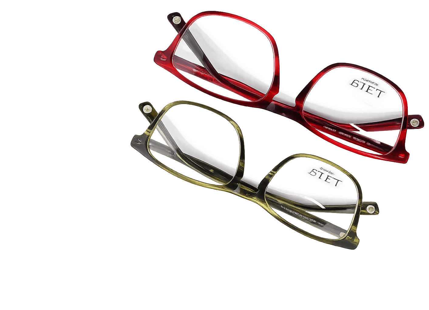 Paul Frank Square Optical — Crimson / Moss